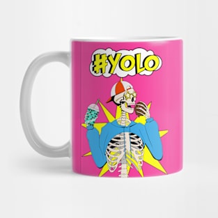 YOLO Skeleton Mug